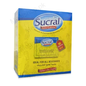 SUCRAL SACHT (50'SACHETS)