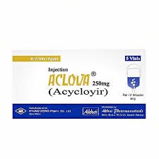 ACLOVA 250MG INJ 5,S