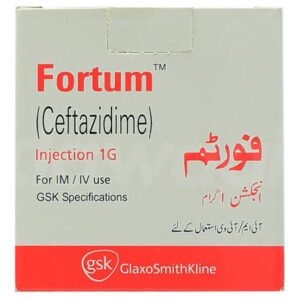 FORTUM 1G INJ(CEFTAZIDIME)